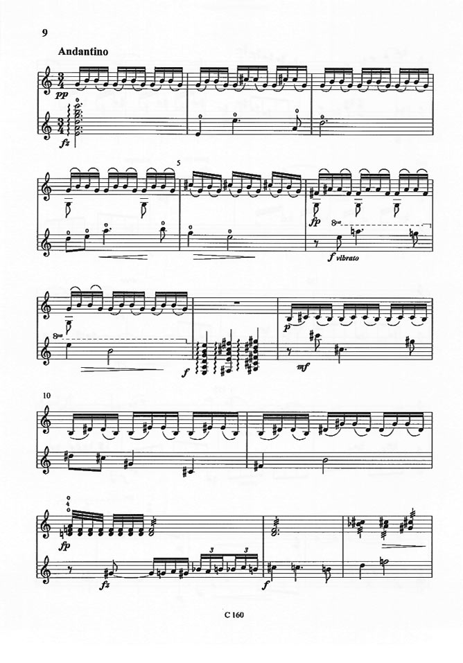 Guitar Quartet (2015) Ernst Mahle 2nd Movement Full Score